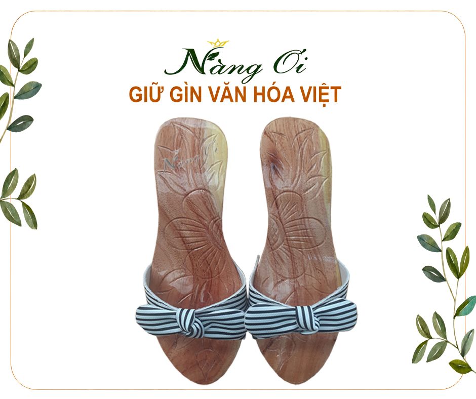 Guốc gỗ thường được sử dụng cho: Mặc áo dài, áo bà ba, trang phục truyền thống, hoặc phá cách với dáng váy suông, đầm voan...